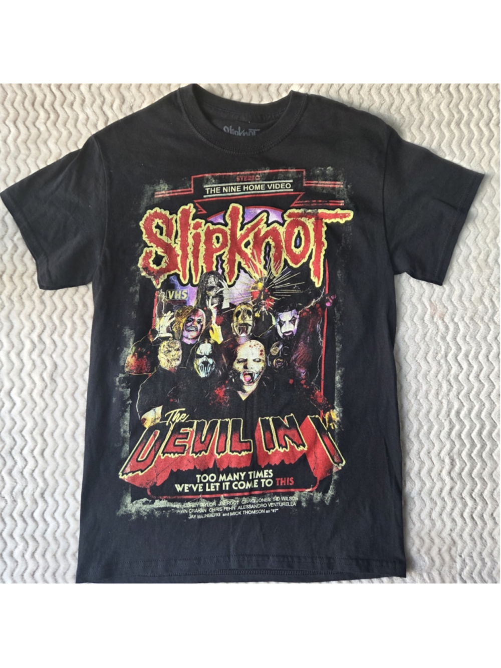 slipknot t shirt small